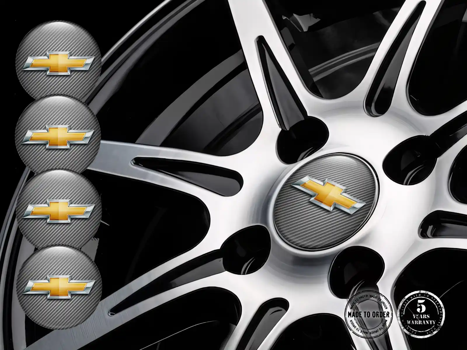Chevrolet  Ruota Decalcomania Design Cupola Gara Personalizzata